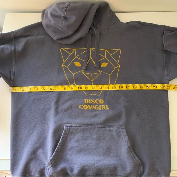 Disco Cowgirl Predators Jaguar Head Hoodie Sweatshirt, Large - Picture 13 of 16